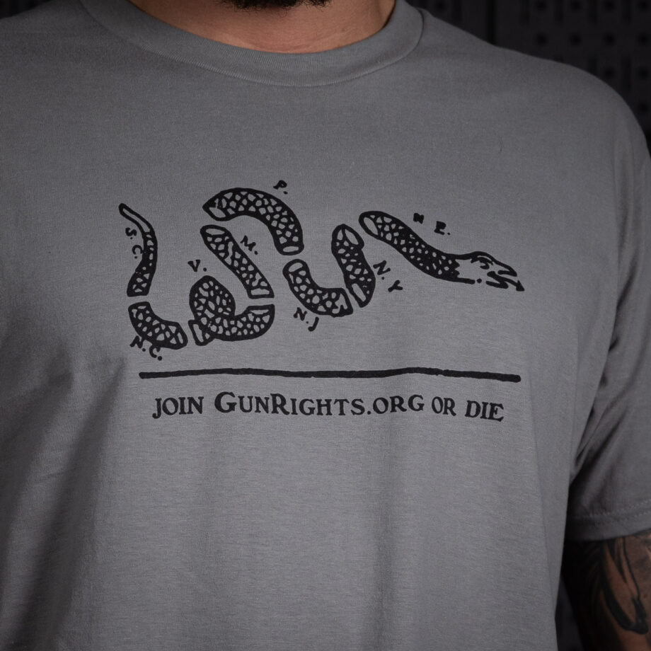 Join GunRights.org or Die T-Shirt - Gun Rights Gear
