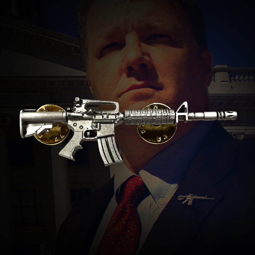 AR15 Lapel Pin Gun Rights Gear