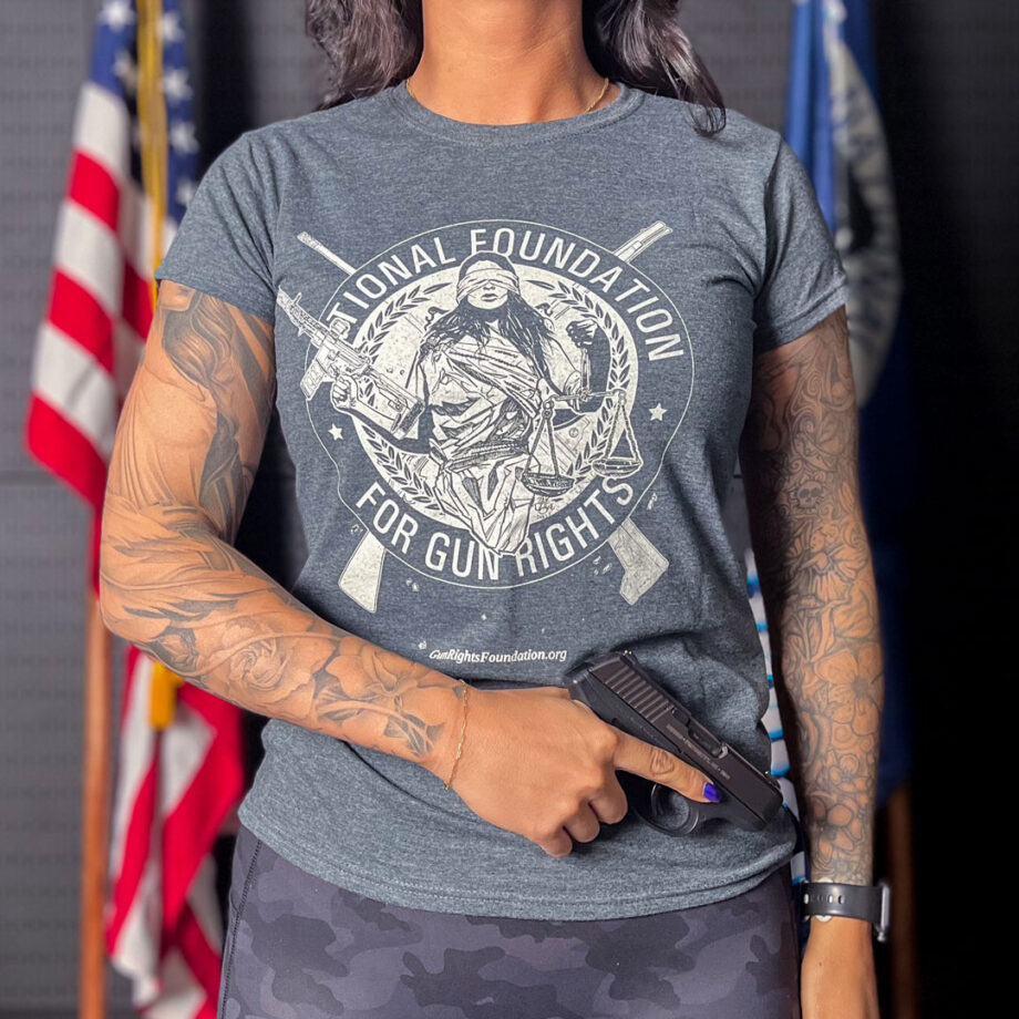 Ladies Foundation T-Shirt Dark Heather - Image 2